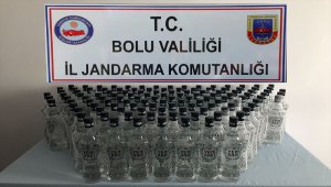 Bolu'da kaçak içki operasyonu