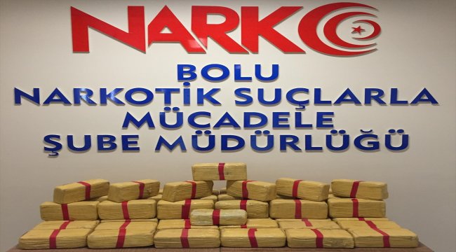 Bolu'da uyuşturucu operasyonu