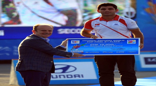 Demir Elmaağaçlı, Okçuluk Dünya Kupası'nda gümüş madalya kazandı