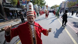 Düzce'de Ahilik Haftası'nda mehterli yürüyüş