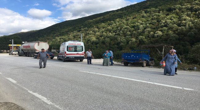 Düzce'de patpat devrildi: 1 yaralı
