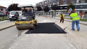 Düzce'de yol bakım çalışmaları