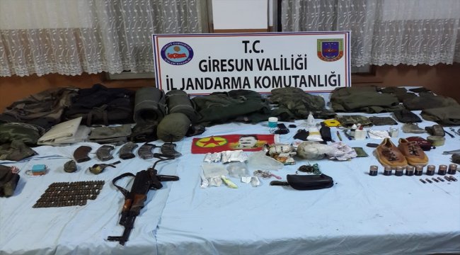 Giresun'daki terör operasyonu