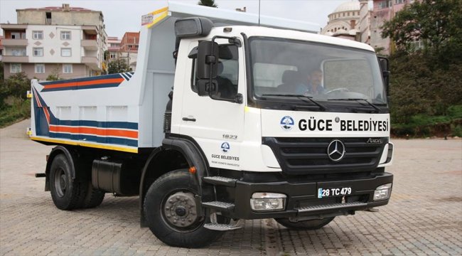 Güce Belediyesi araç parkı genişliyor