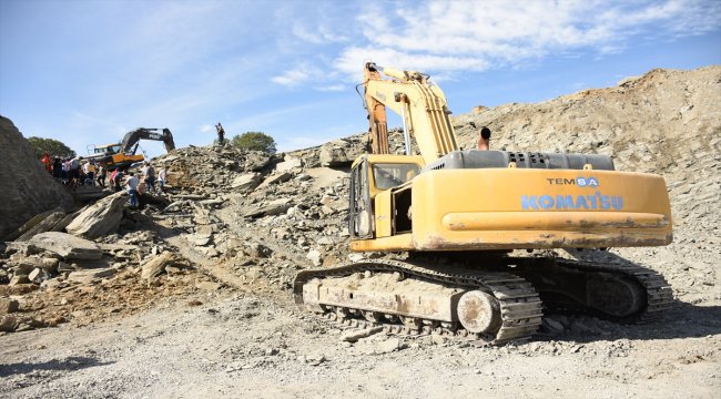 GÜNCELLEME - Bartın'da hastane inşaatında göçük: 1 ölü, 1 yaralı