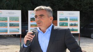 Havza'da sıvat ve gölgelik teslim töreni