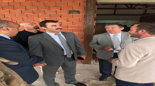 Kaymakam Koşal okul inşaatını inceledi
