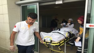 Kolunu patoza kaptıran kişi ağır yaralandı