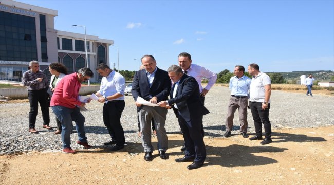 Milletvekili Maviş, yeni kampüs alanında incelemede bulundu