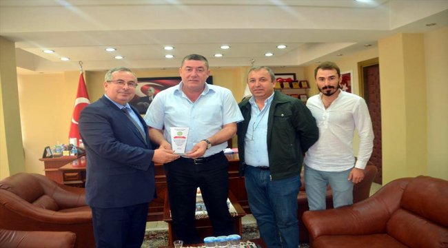 Okul Müdürü Koyu'dan Başkan Tekin'e ziyaret