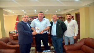 Okul Müdürü Koyu'dan Başkan Tekin'e ziyaret