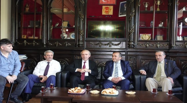 Ortahisar Kaymakamı Hatipoğlu'ndan veda ziyareti