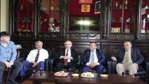Ortahisar Kaymakamı Hatipoğlu'ndan veda ziyareti