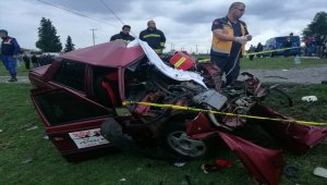 Samsun'da kamyonet ile otomobil çarpıştı: 1 ölü, 3 yaralı
