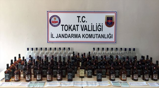 Tokat'ta sahte içki operasyonu