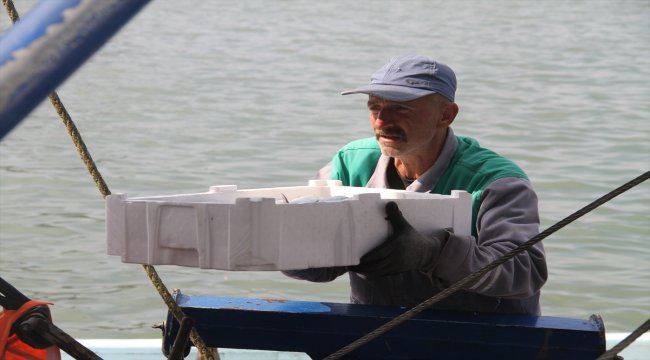 14 metrelik tekneden 8 bin palamut çıktı