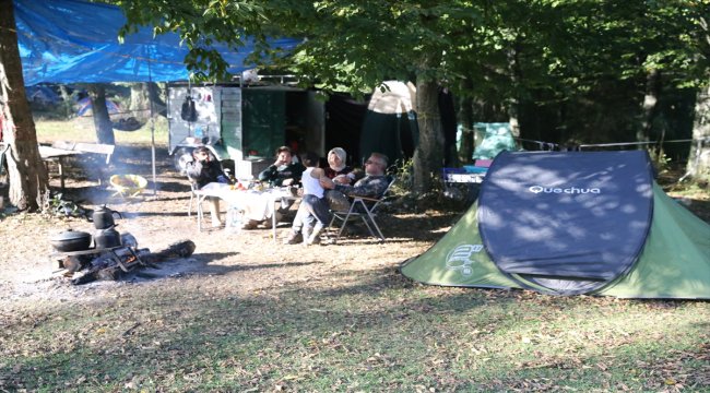 2 bin off-road tutkunu Düzce'de kamp yaptı