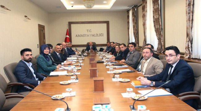 Amasya'da istihdam ve mesleki eğitim kurulu toplantısı