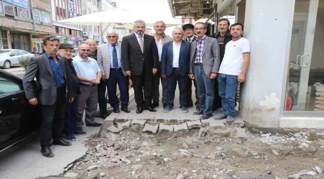 Bafra Belediye Başkanı Kılıç, çalışmaları yerinde inceledi