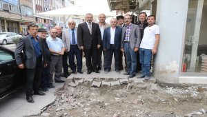 Bafra Belediye Başkanı Kılıç, çalışmaları yerinde inceledi