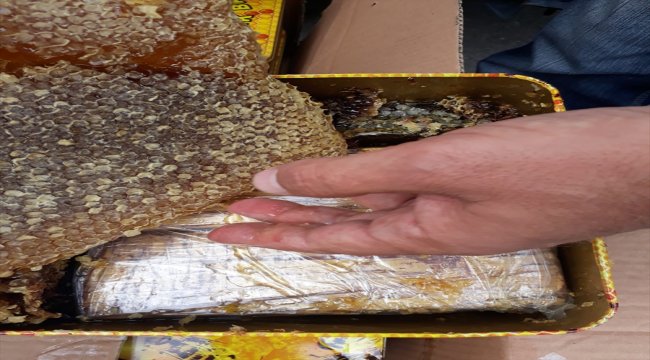 Bal tenekeleri içerisinde 176 kilogram eroin ele geçirildi