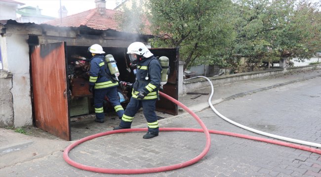 Bolu'da yangın