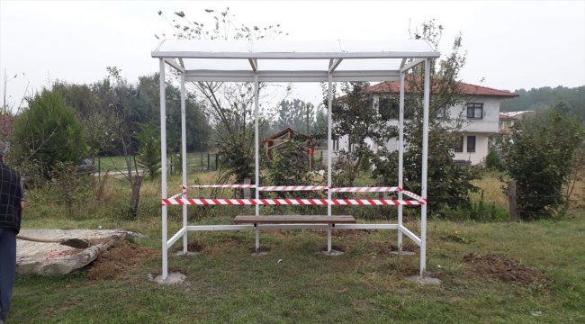 Düzce'de durak montajları tamamlandı