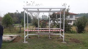 Düzce'de durak montajları tamamlandı