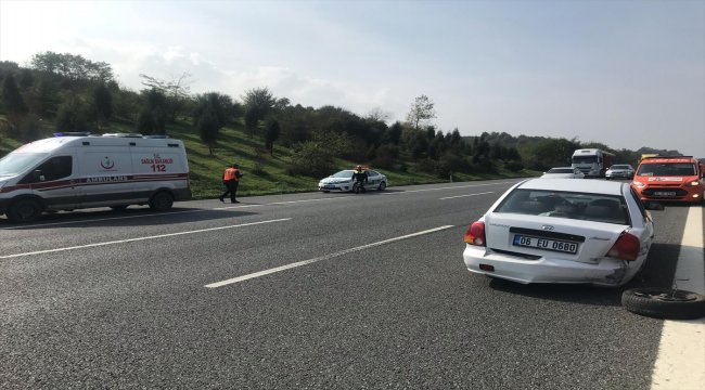 Düzce'de trafik kazası: 2 yaralı