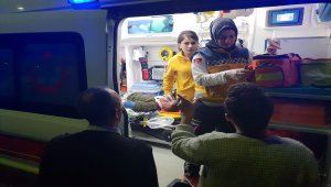 Düzce'de yüksekten düşen işçi yaralandı
