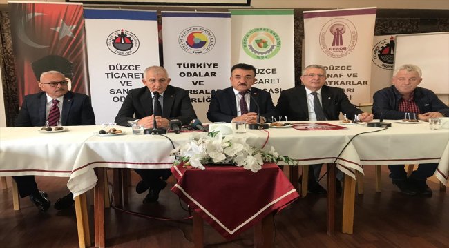 Düzce iş dünyasından enflasyonla mücadeleye destek