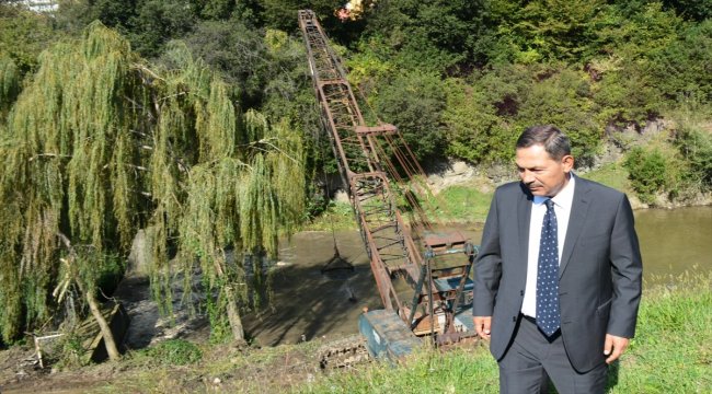 Ereğli'de dere yataklarında temizlik
