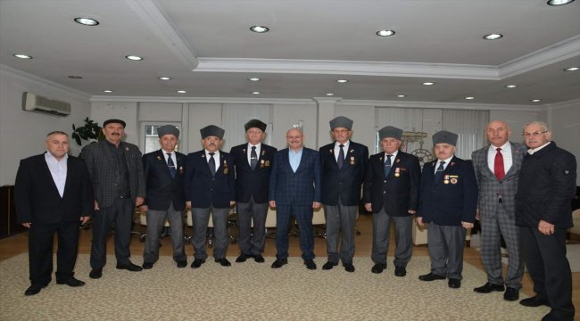 Gazilerden Belediye Başkanı Kul'a ziyaret