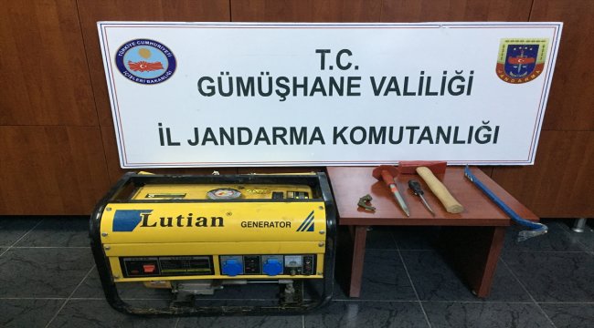 Gümüşhane'de kaçak kazı operasyonu: 4 gözaltı