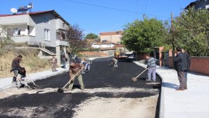 Havza Belediyesi bozulan yolları asfaltladı