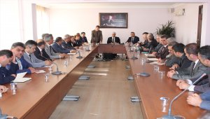 Kaymakam Kanyılmaz okul müdürleri ile toplantı yaptı