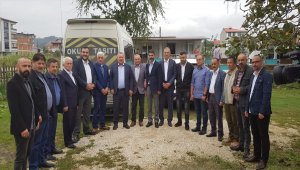MHP Ordu Milletvekili Enginyurt, servis taşımacılarıyla buluştu