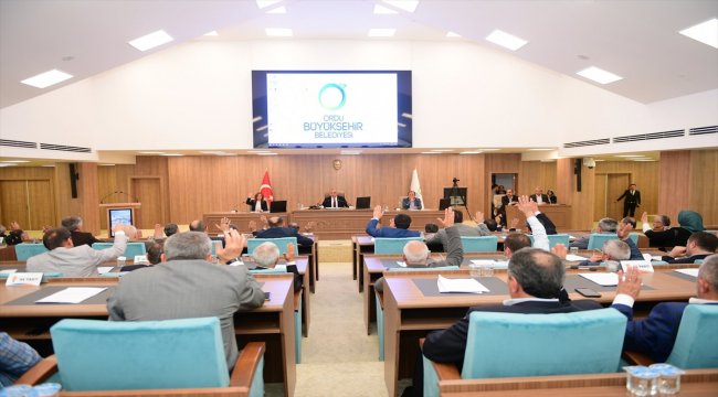 Ordu Büyükşehir Belediye Meclisi toplandı