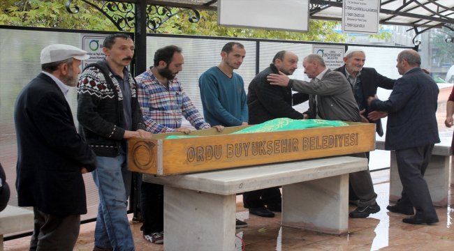 Ordu'da kazada ölen iki kişi toprağa verildi