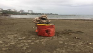 Ordu sahilindeki şüpheli varil yetkilileri harekete geçirdi