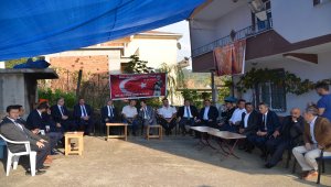 Şehidin babasına "şehadet belgesi" verildi