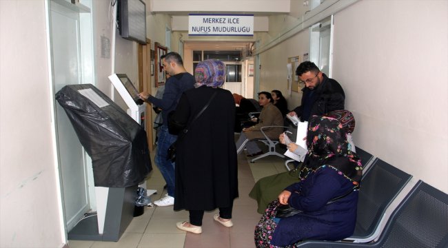 Sinop'ta nüfus müdürlüğü çalışmaları