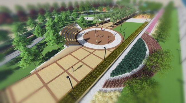 Tekkeköy'de Millet Bahçesi Projesi çalışmaları