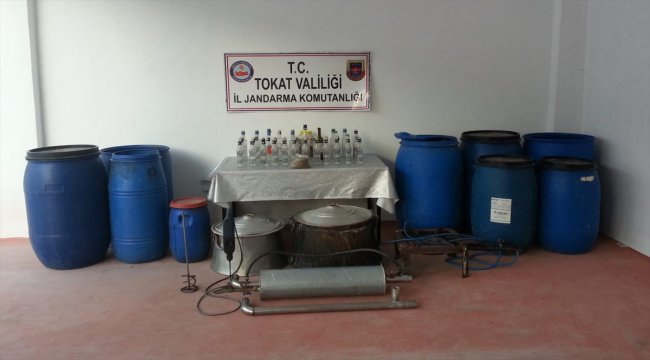Tokat'ta sahte içki operasyonu
