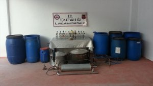 Tokat'ta sahte içki operasyonu