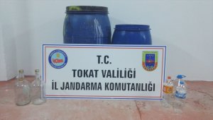 Tokat'ta sahte içki operasyonu
