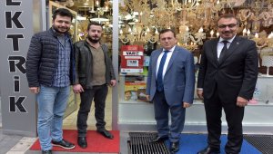 TTSO yönetimi, indirim uygulayan iş yerlerini ziyaret etti