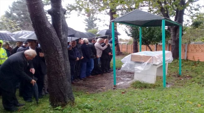 Ünye'de kazada ölen yaşlı adam toprağa verildi