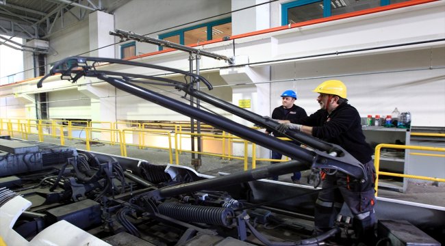 7200 avroluk tramvay parçası 6 bin liraya üretildi