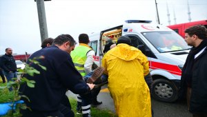 Akçaabat'ta trafik kazası: 1 yaralı